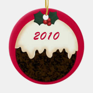 Cerâmica Ornamento de Férias de Goat em Toggenburg