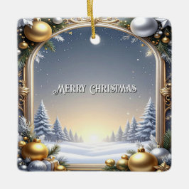 Cerâmica Ornamento de Férias de Natal