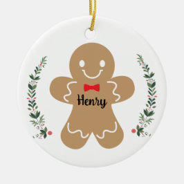 Cerâmica Ornamento de Férias de Natal Personalizadas para o