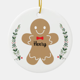 Cerâmica Ornamento de Férias de Natal Personalizadas para o