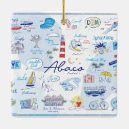 Cerâmica Ornamento de Férias - O ABC da Cidade da Esperança