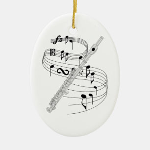 Cerâmica Ornamento de flautim