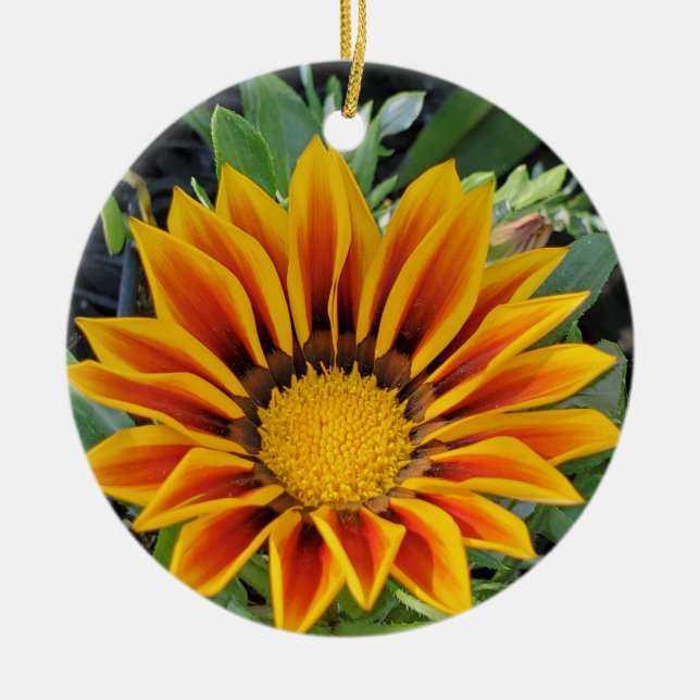 Cerâmica Ornamento de flores (Frente)