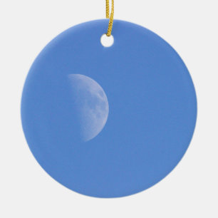 Cerâmica Ornamento de Fotografias de Half Moon