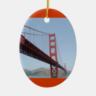 Cerâmica Ornamento de golden gate bridge