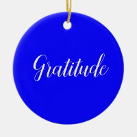 Ornamento de gratidão