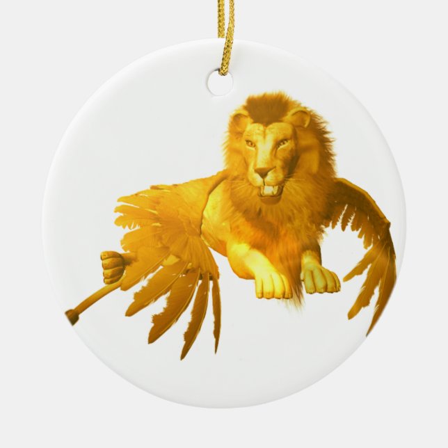 Cerâmica Ornamento de Gryphon (Frente)