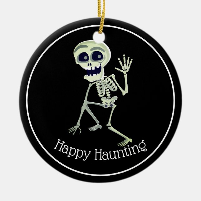 Cerâmica Ornamento de Halloween (Frente)