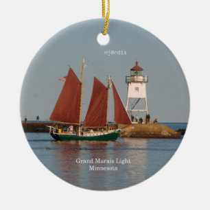 Cerâmica ornamento de Hjordis