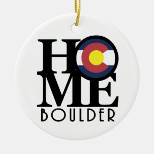 Cerâmica Ornamento de HOME Boulder Colorado