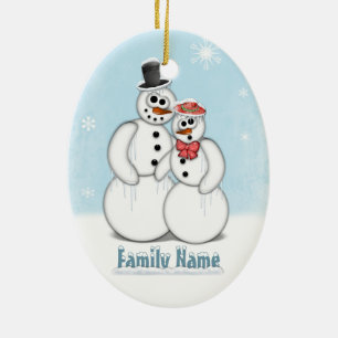 Cerâmica Ornamento de Imagens de Snowman de Férias