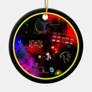 Cerâmica Ornamento de Imagens do Arcade Clássico