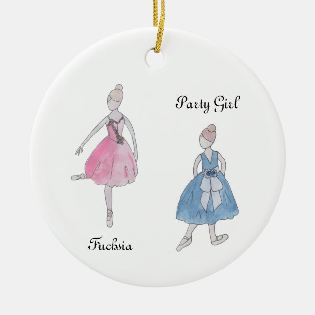 Cerâmica Ornamento de Invólucro Personalizado para Kristy L (Frente)