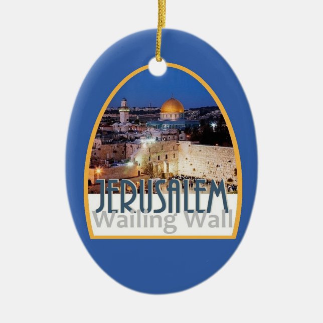 Cerâmica Ornamento de ISRAEL (Frente)