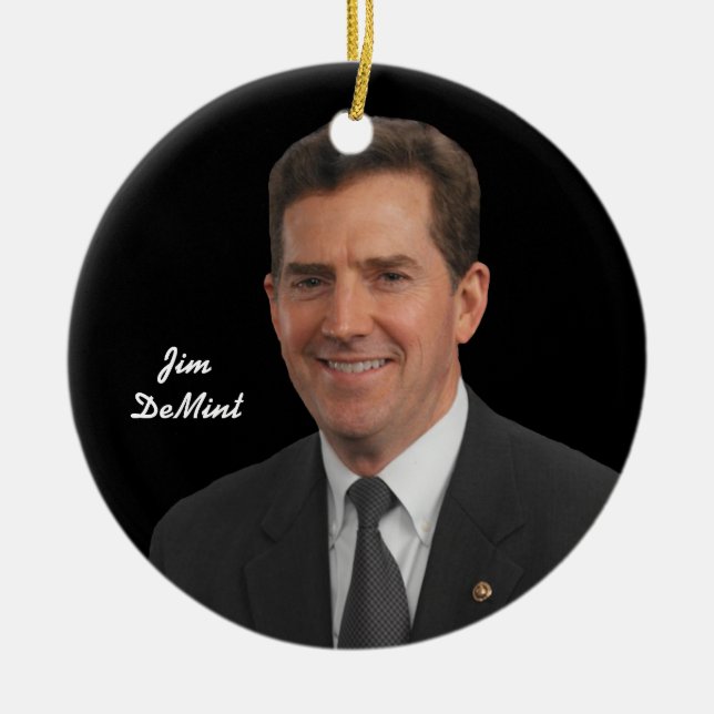 Cerâmica Ornamento de Jim DeMint (Frente)