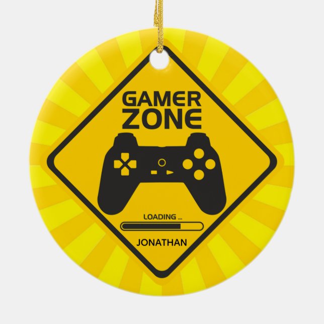 Cerâmica Ornamento de jogos de vídeo (Traseira)