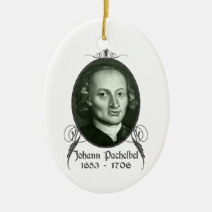 Cerâmica Ornamento de Johann Pachelbel
