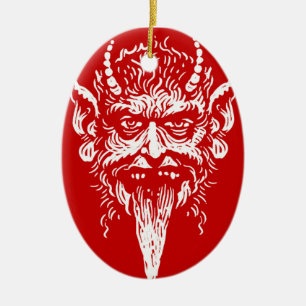 Cerâmica Ornamento de Krampus