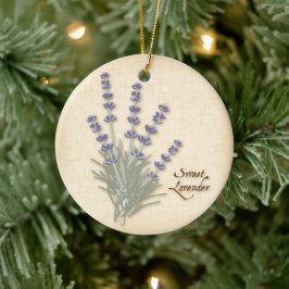 Cerâmica Ornamento de Lavanda doce