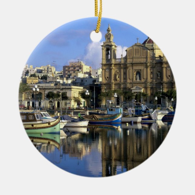 Cerâmica Ornamento de LONDRES Reino Unido (Frente)