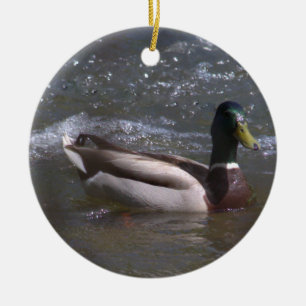 Cerâmica Ornamento de Mallard Drake