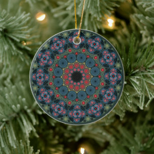 Cerâmica Ornamento de Mandala de Banguecoque de Marcha Birt