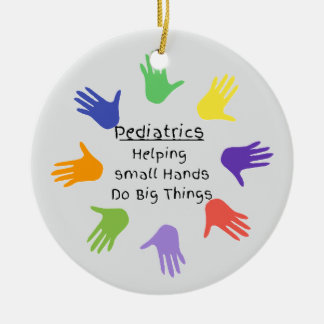 Cerâmica Ornamento de Mãos Pequenas