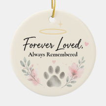 Ornamento de Memorial de Gato – Personalizado