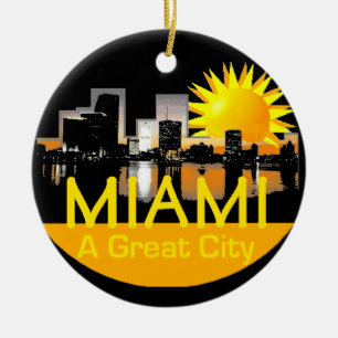 Cerâmica Ornamento de MIAMI