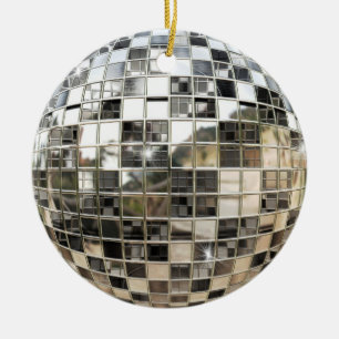 Cerâmica Ornamento de Mirrorball do disco