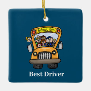 Cerâmica Ornamento de Motoristas de Ônibus da Escola Mascul