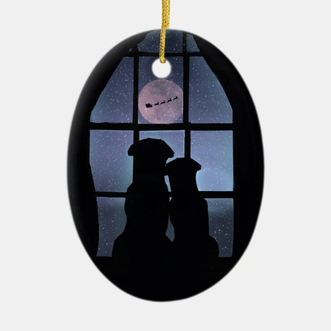 Cerâmica Ornamento de Natal de 1rua Super Bonito (Frente)