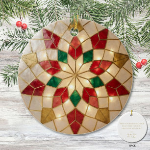 Cerâmica Ornamento de Natal Parol Filipino Conforto e Luz