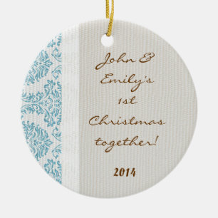 Cerâmica Ornamento de Nome Personalizado do Impressão de L