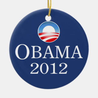 Cerâmica Ornamento de Obama 2012