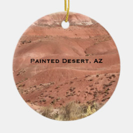 Cerâmica Ornamento de Paisagem de Arizonas do Deserto Pinta