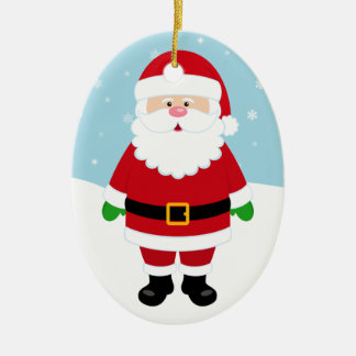 Cerâmica Ornamento de Papai Noel