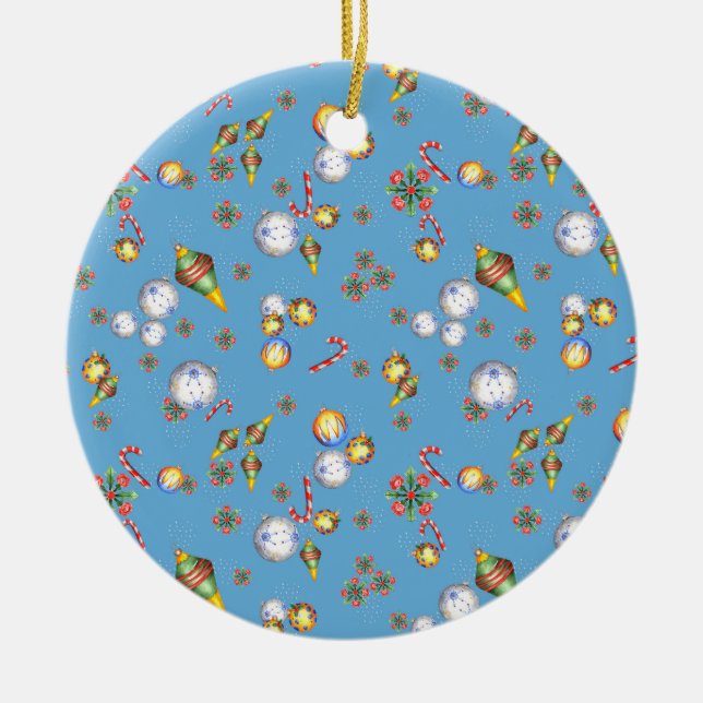 Cerâmica Ornamento de Papel de Natal na Ucrânia (Frente)