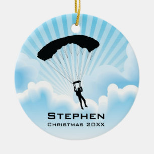 Cerâmica Ornamento de Paraquedas Personalizado do Céu