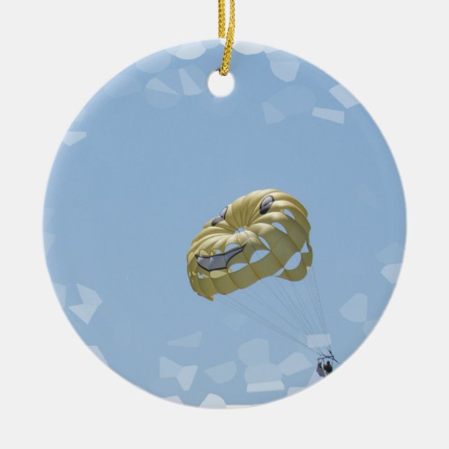 Cerâmica Ornamento de Parasail (Frente)