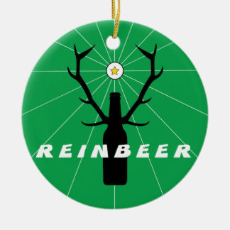 Cerâmica Ornamento de Pong da cerveja de ReinBeer