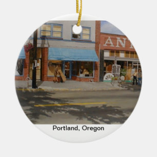 Cerâmica Ornamento de Portland Oregon