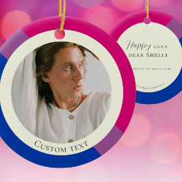 Cerâmica Ornamento de presente de celebração do orgulho da 