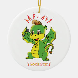 Cerâmica Ornamento de Rockstar™ do dragão