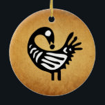 Cerâmica Ornamento de Sankofa<br><div class="desc">Honre os antepassados com um ornamento de Sankofa!</div>