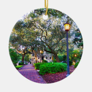 Cerâmica Ornamento de Savannah na Praça Chippewa