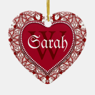 Cerâmica Ornamento de Sinais de Porta de Nome Branco Tribal