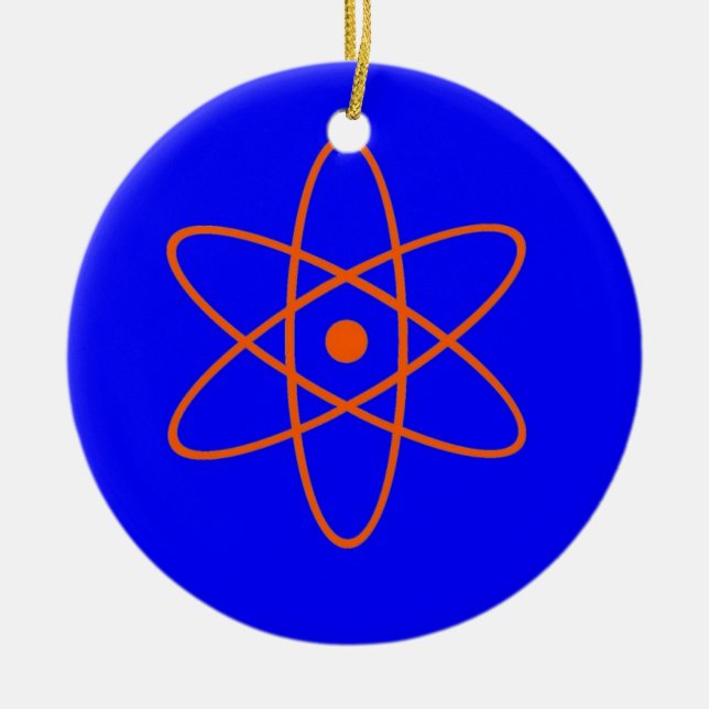 Cerâmica Ornamento de Sinais Nucleares (Frente)