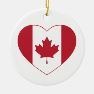 Cerâmica Ornamento de Sinalizador do Canadá