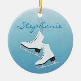 Cerâmica Ornamento de Skates de gelo